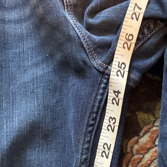 WHBM White House Black Market Dark Blue Skinny Crop Jeans - Picture 10 of 10